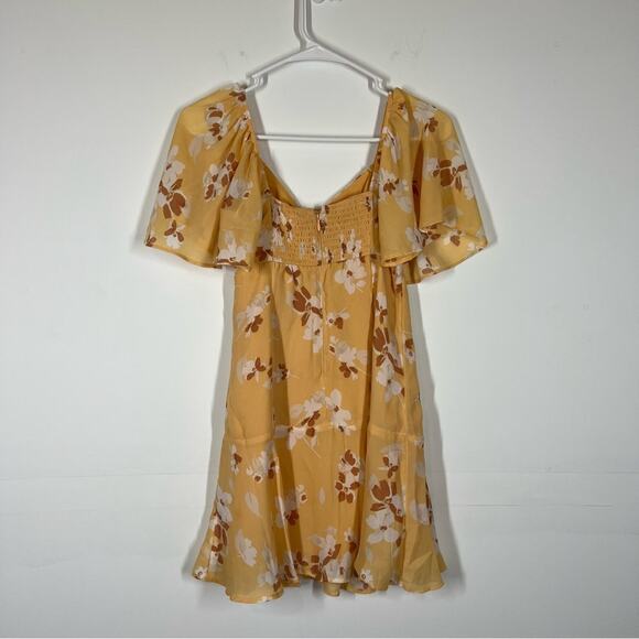 Abercrombie & Fitch Flutter Sleeve Dress Size XS PETITE - Picture 5 of 11